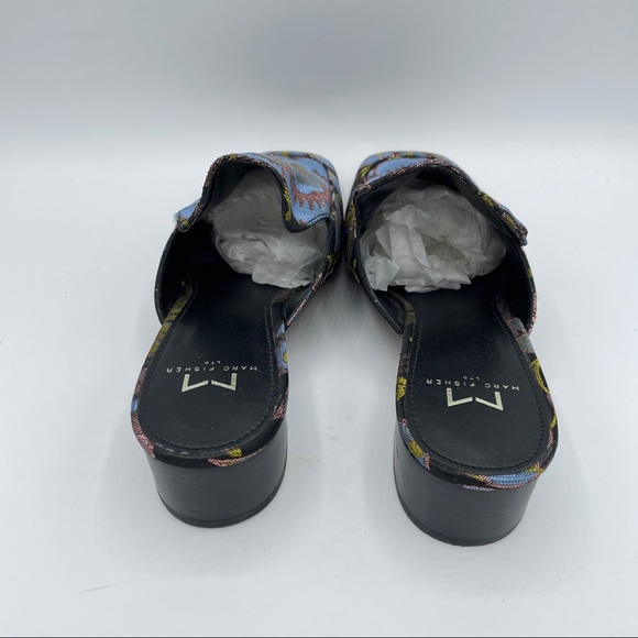 MARC FISHER Lailey Brocade Block Heel Mules - Picture 5 of 5